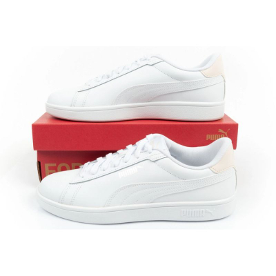 Atlete sportive Puma Smash 3.0 LW 39098719, lëkurë natyrale, SoftFoam, të bardha