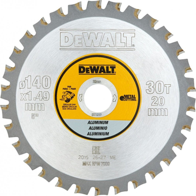 Teh rrethor DeWALT DT1910-QZ, 140mm, 30 dhëmbë, për dru