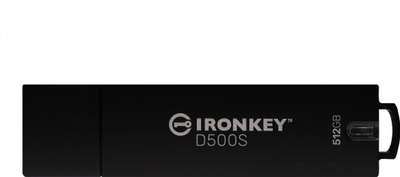 USB flash Kingston IronKey D500S, 512GB, i enkriptuar, i zi