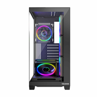 Kuti kompjuterike Modecom Stellar 5F ARGB 10, ATX, xham i temperuar, e zezë