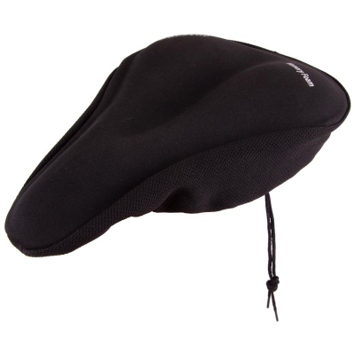 Mbulesë xheli për selën e biçikletës Dunlop, 260x235mm, memory foam, e zezë