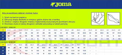 Këpucë sportive fëmijësh Joma Tornado 2531 Jr JTORW2531V, velcro
