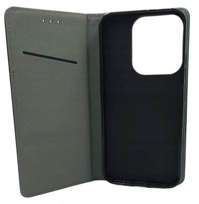 Këllëf libër Magneto për Xiaomi Redmi 15C 4G, me magnet, ngjyrë e zezë
