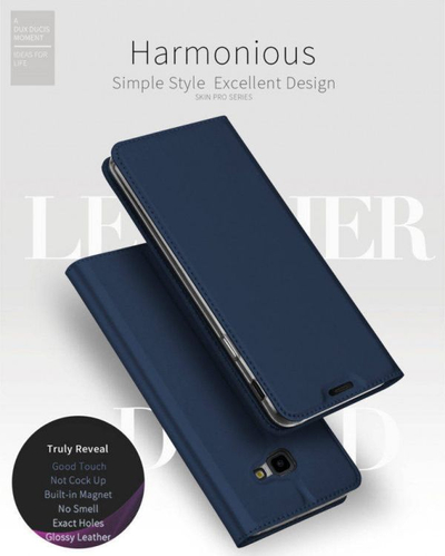 Këllëf telefoni Dux Ducis Skin për Samsung Galaxy A01, flip, lëkurë, blu navy