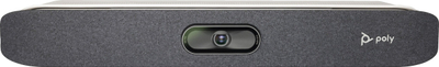 Video bar konferencash Poly Studio X30, all in one, Zoom Teams Google Meet, gri