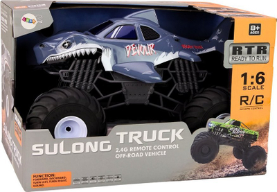 Makinë lodër me telekomandë LEAN Toys Shark, off road, 1:6, shumëngjyrëshe