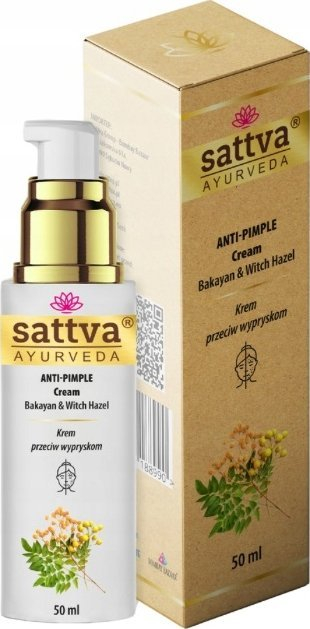 Krem fytyre Sattva Anti-Blemish, për lëkurë me akne, 50 ml