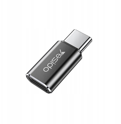 Adapter OTG Yesido GS22, Type C me Lightning, 480Mbps, gri