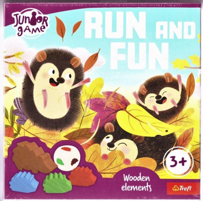 Lojë tavoline Run and Fun Haba, me iriqë, për familje, plot ngjyra
