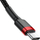 Kabllo Baseus Series USB-C PD2.0 60W Flash Charge (20V 3A), 1m, e zezë/kuqe