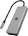 Docking stacion IcyBox 9 me 1, USB C, PD 100W, gri