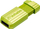 USB Verbatim PinStripe, 64GB, 2.0, jeshile metalike