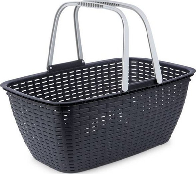 Shportë rrobash Orion, 35L, plastike, e zezë