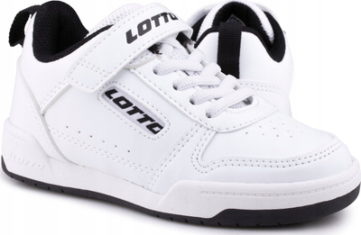 Atlete për kalamaj Lotto Toco BC K Jr, mbyllje me shirit ngjitës, taban gome, të bardha