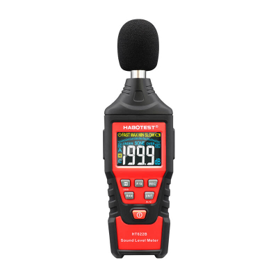 Matës zëri dixhital Habotest HT622B, ekran LCD, USB, i kuq