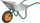 Rrotë për karrocë GardenLine 26cm, 260x85 3.00/4, kapacitet 200kg, e zezë