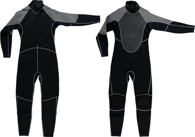Неопренски костум за вода CS Aqua Wetsuit, унисекс, големина M, црн