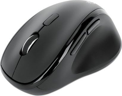 Mouse pa kabllo Manhattan Ergonomic, optik 1600dpi, 6 butona, i zi