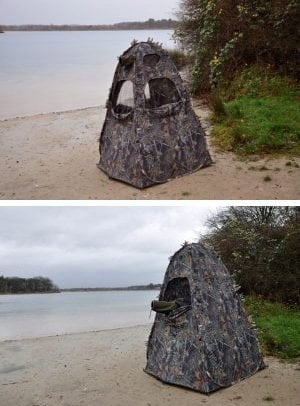 Tendë kamuflazhi Stealth Gear Double Altitude Hide, 8 dritare, poliester i papërshkueshëm nga uji, kamuflazh
