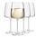 Set gotash vere te bardhe Modern Collection, 480ml, xham transparent