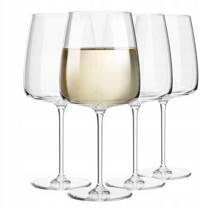 Set gotash vere te bardhe Modern Collection, 480ml, xham transparent