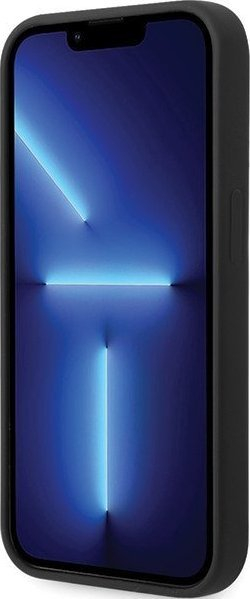 Këllëf telefoni BMW BMHMP14LSILBK2 për iPhone 14 Pro, silikon Liquid me MagSafe, i zi