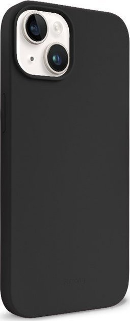 Këllëf telefoni Crong Color Cover për iPhone 14 Plus, silikon Anti Shock, i zi