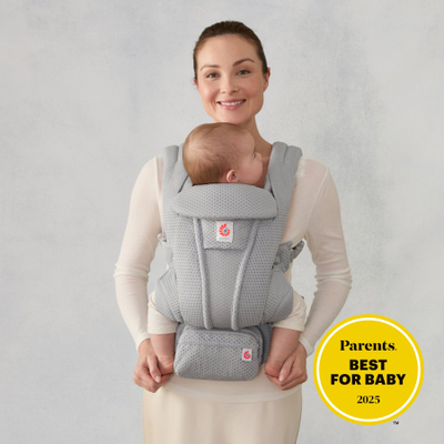 Mbajtëse bebe Ergobaby Omni Deluxe Mesh, SoftFlex Mesh, nga 0-48 muajsh, gri Pearl