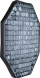 Grilë dritash Elinchrom Rotagrid Octa, 100cm, 30°, e zezë