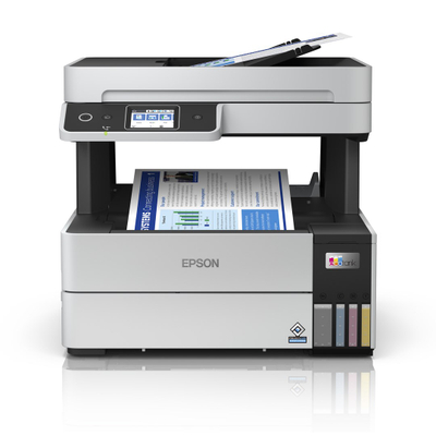 Мултифункционален печатач Epson EcoTank ET-5170, инкџет A4, безжичен, сив
