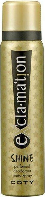 Deodorant sprej për femra Exclamation Shine, 150 ml