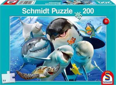 Puzzle Schmidt Spiele Miqtë nënujorë, 200 pjesë