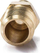 Lidhës bronzi për zorrë, 1/2" në 12mm, ngjyrë bronzi
