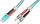 Kabllo patchcord Digitus me fibër optike, LC-ST, OM3, 50/125, 5m
