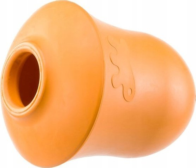 Lodër për qen Ferplast Crazy Bell Large, interaktive, gome, portokalli