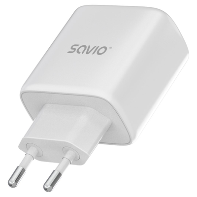 Karikues muri Savio LA-12, 20W, Quick Charge Power Delivery, i bardhë