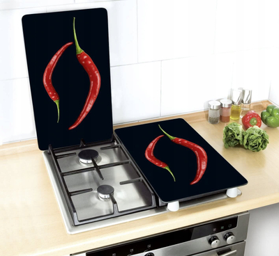 Kapak mbrojtës për sobë Brayden Studio Pepper Duo, xham i fortë, set