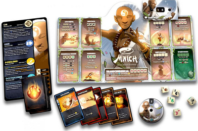 Игра со карти Среќна Патка Dice Throne: Clash 2 - Монах против Паладин