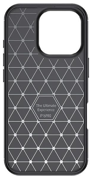 Маса за телефон Beline Carbon Armor за iPhone 16 Pro Max 6.9\", црна