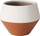 Vazo zbukuruese Boltze Home Marlis, qeramike, 25.5cm, kafe me të bardhë