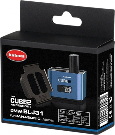 Плочка за полнач Hahnel Procube 2 и 3, за батерии Panasonic PLJ31 BLJ31, црна