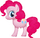 Balon zbukurimi Flexmetal Ponies Pinkie Pie, 92cm, rozë