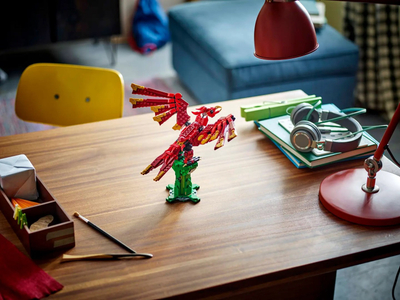 Lodër ndërtuese LEGO Creator 3in1 Medieval Dragon 31161, për fëmijë, shumëngjyrëshe