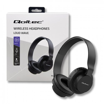 Kufje Qoltec 50846, Wireless, të zeza