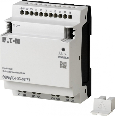 Kontroller PLC Eaton EASY-E4-DC-16TE1, 12/24V DC, kompakt, gri