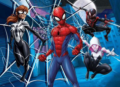 Puzzle dyshemeje Lisciani Marvel Maxi Floor, 60 pjesë, SpiderMan, shumëngjyrëshe