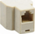 Ndarës rrjeti RJ45 pa firmë, 1 hyrje 2 dalje, krem