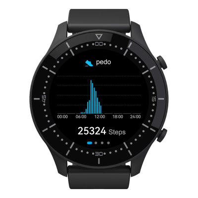 Ora inteligjente Media-Tech Genua MT870, ekran 1.3", Bluetooth Calling, e zezë