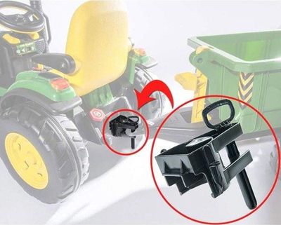 Adapter universal për rimorkjo Rolly Toys, për traktorë me bateri Peg Perego, i zi