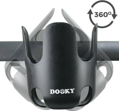 Mbajtës gote universal Dooky Cup Holder, për karrocë bebe, 360°, i zi